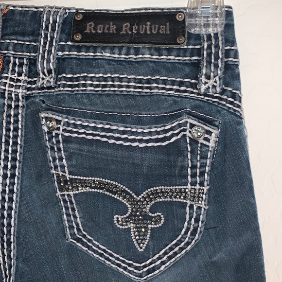 ROCK REVIVAL AIDA SIZE 26 SKINNY JEANS - Picture 2 of 7